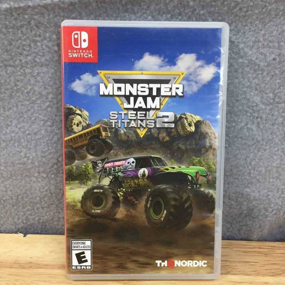Monster Jam Steel Titans 2 Nintendo Switch Game THQ Nordic Grave Digger 2021